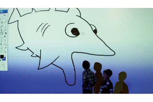 Julie Blanchin「お絵かきアトリエ＆ライブペインティング」