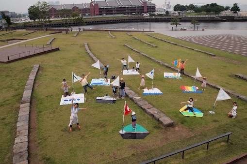 ふねのかたちのピクニックシートをつくろう！