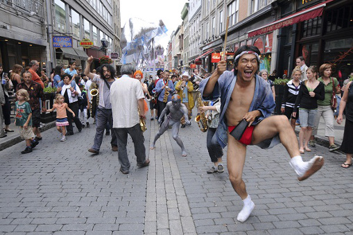 渋さ知らズ大オーケストラ 練り歩き演奏隊