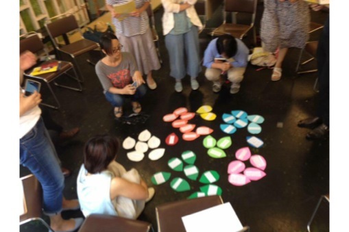 葉っぱのワークショップ