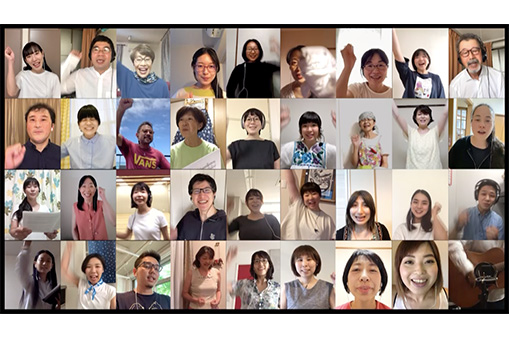 「オンラインでつどおう！うたえ！ゾウノハナ合唱部」お披露目イベント